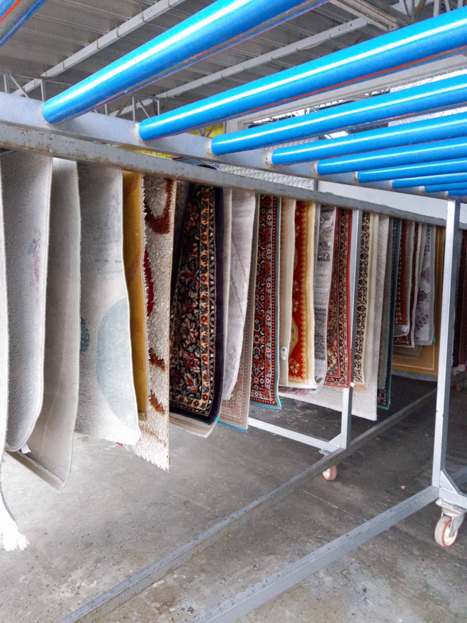 Aydın Efe Halı Yıkama Fabrikası Kapalı Kurutma Askı Odası